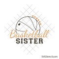 Basketball sister svg | Basketball fan svg