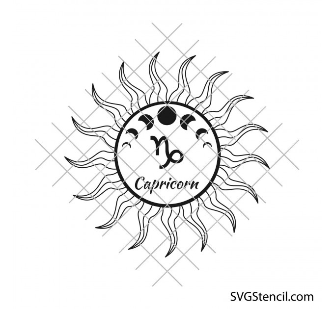 Zodiac sun signs svg | Astrology signs svg
