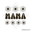 Mama svg | Daisy mom svg