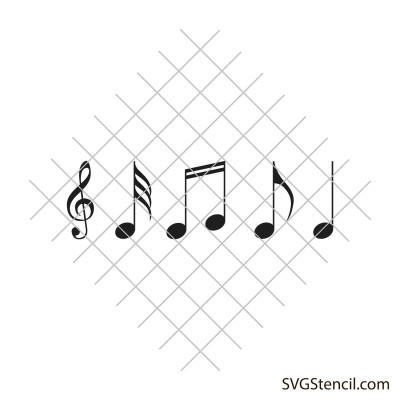 Music notes svg | Music symbols svg