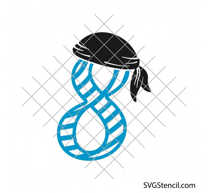 Pirate number svg | Birthday boy svg