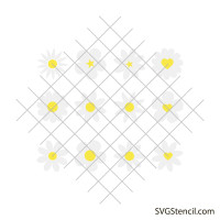 Cricut daisy flowers svg | Margurite daisy svg