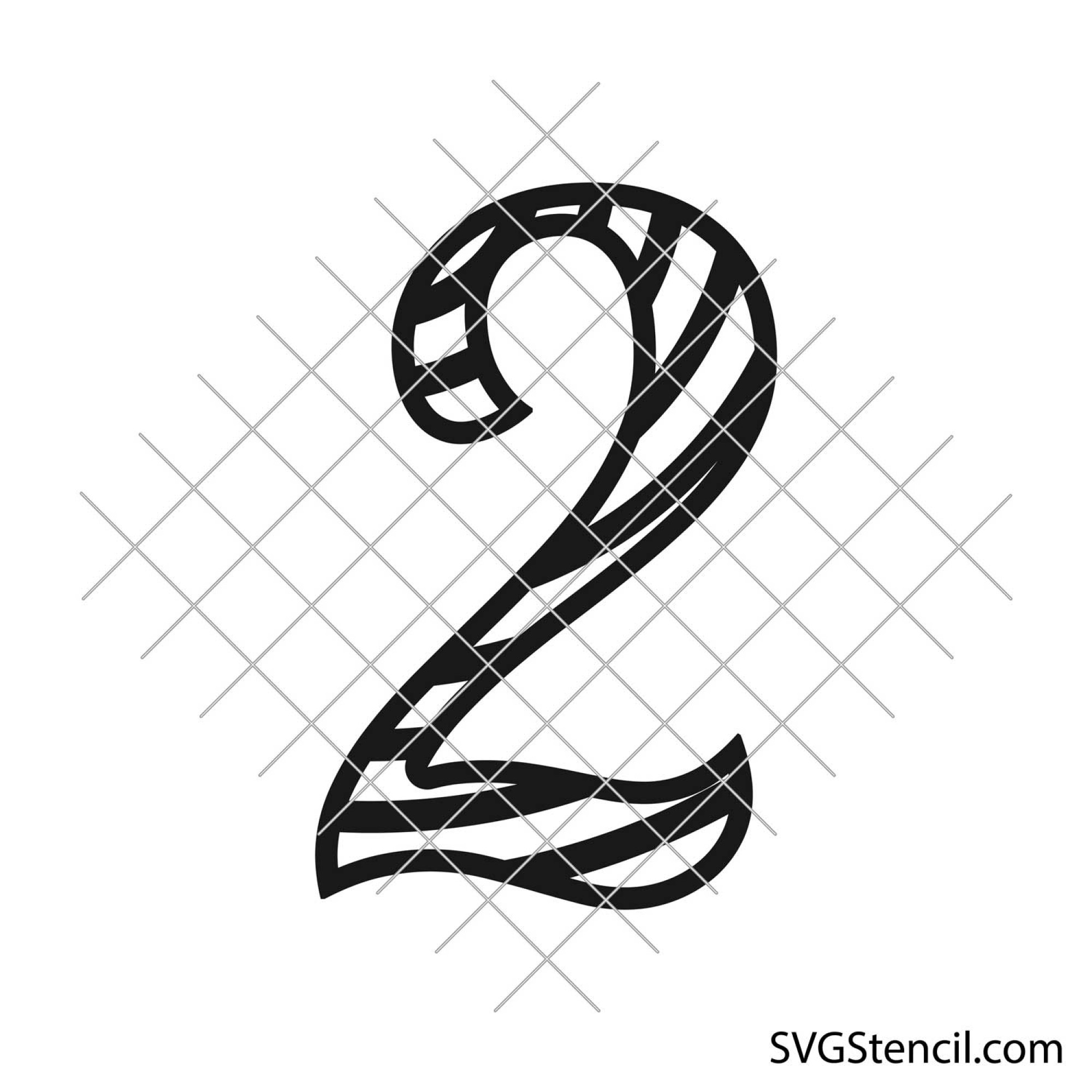 Numbers svg | Fancy numbers svg | Wedding table numbers svg - SVGStencil
