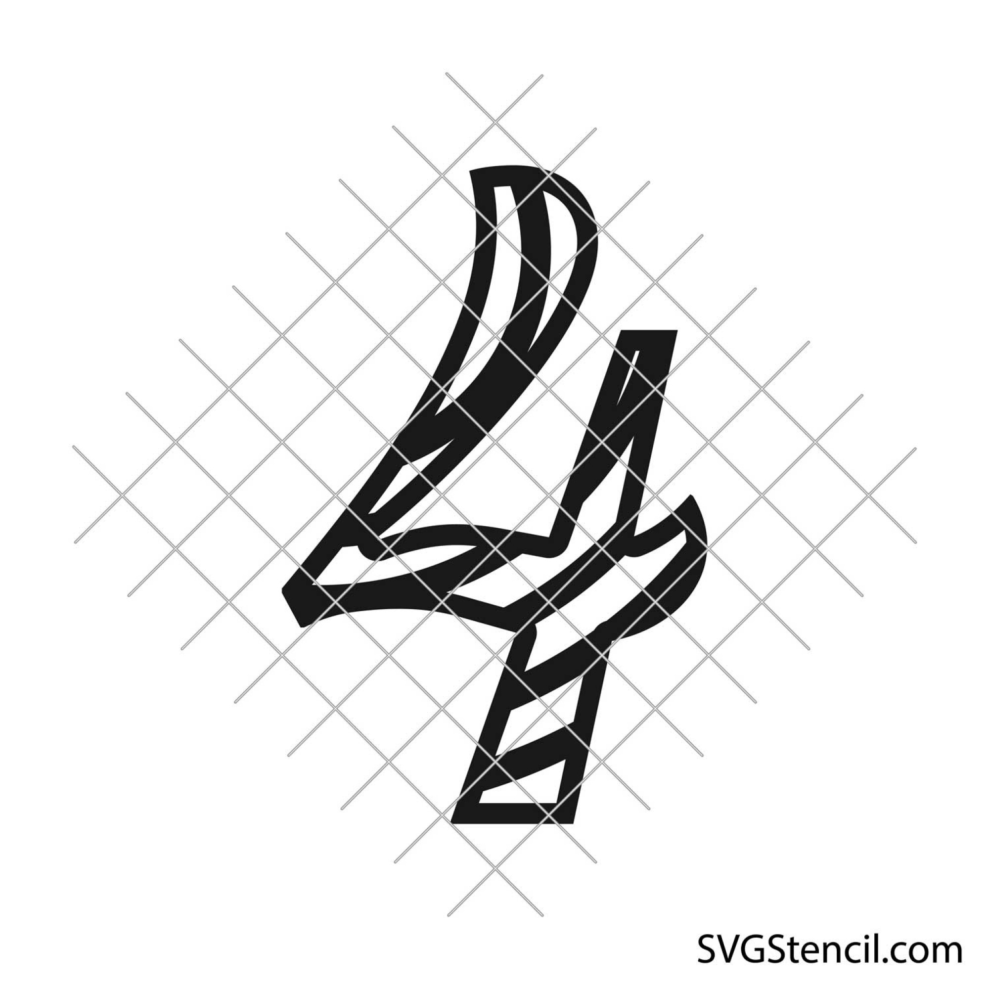 Numbers svg | Fancy numbers svg | Wedding table numbers svg - SVGStencil