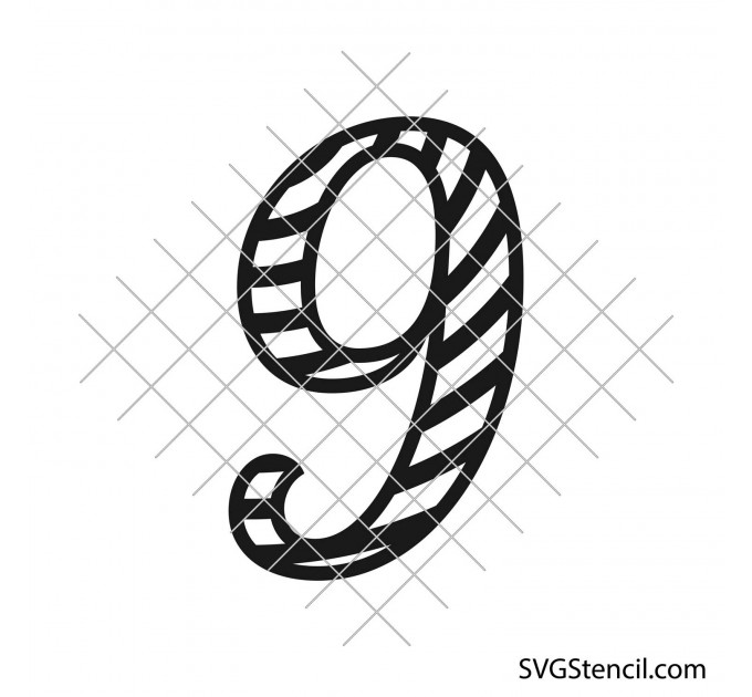 Numbers svg | Fancy numbers svg