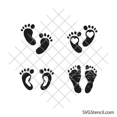 Baby footprints svg | Baby feet svg Baby footprints svg | Baby feet svg