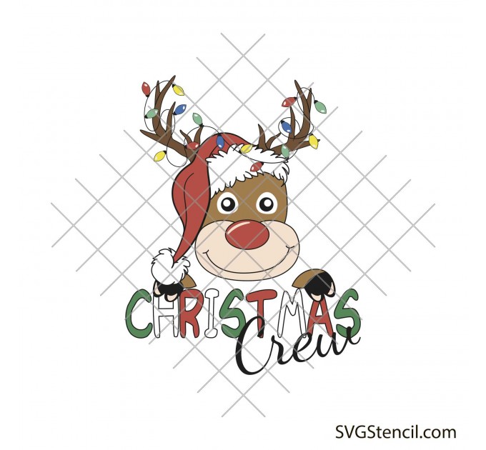 Christmas crew svg | Christmas shitrs png design | Christmas lights svg
