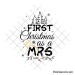 First Christmas as a mrs svg