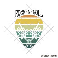 Guitar skeleton hand svg | Guitar pick svg