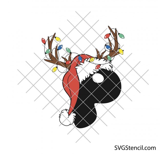 Christmas ABC svg | Christmas alphabet clipart bundle | Christmas letter svg
