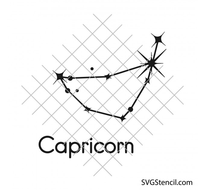 Star zodiac constellation svg
