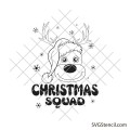 Christmas squad svg | Merry Christmas svg | Kids funny Christmas shirt design