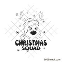Christmas squad svg | Merry Christmas svg | Kids funny Christmas shirt design