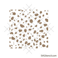 Dalmatian spots pattern svg