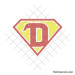 Superhero dad svg
