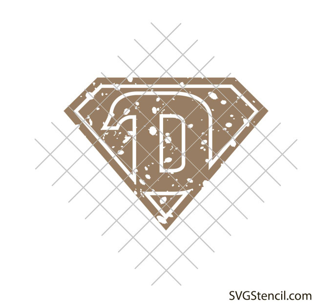 Superhero dad svg
