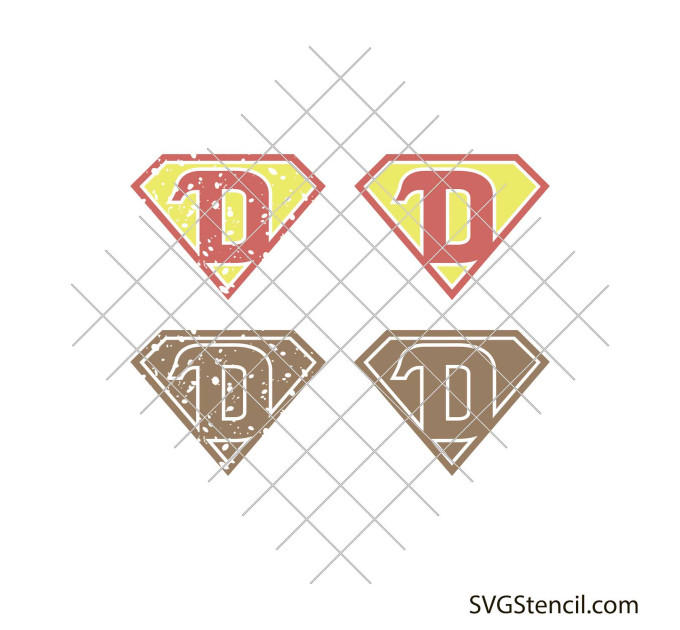 Superhero dad svg