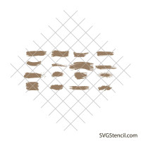 Paint brush stroke svg