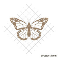 Free simple butterfly svg