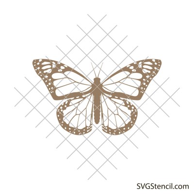 Free simple butterfly svg