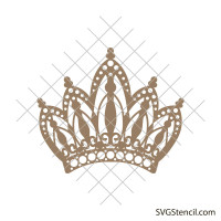 Princess crown svg FREE
