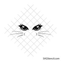 Cat eyes svg | Cute cat svg | Kitten eyes clip art