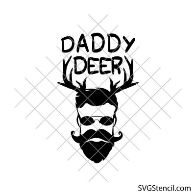 Daddy deer svg | Christmas daddy svg | Dad hunter svg Daddy deer svg | Christmas daddy svg | Dad hunter svg