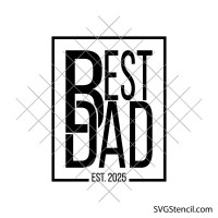 Best dad svg