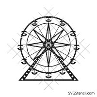 Ferris wheel svg | Festival svg | Carnival park svg