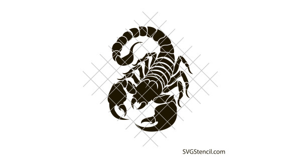 scorpion tattoo stencil