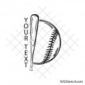 Baseball name frame svg | Your team svg | Game day vibes svg
