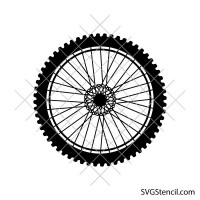 Bicycle wheel svg | Bike tire svg | Cycle wheel svg