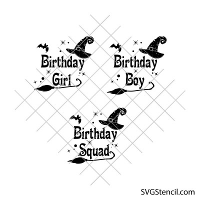 Birthday girl svg | Birthday boy svg | Birthday squad svg Birthday girl svg | Birthday boy svg | Birthday squad svg