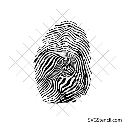 Finger print svg | Thumbprint svg draw | Fingerprint svg