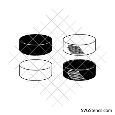 Ice hockey puck svg | Hockey svg | Sports svg