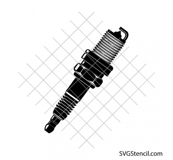 Spark plug svg | Car candle svg | Mechanic svg