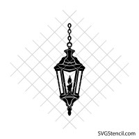 Mystic lantern svg | Christmas lantern svg | Hanging lantern svg