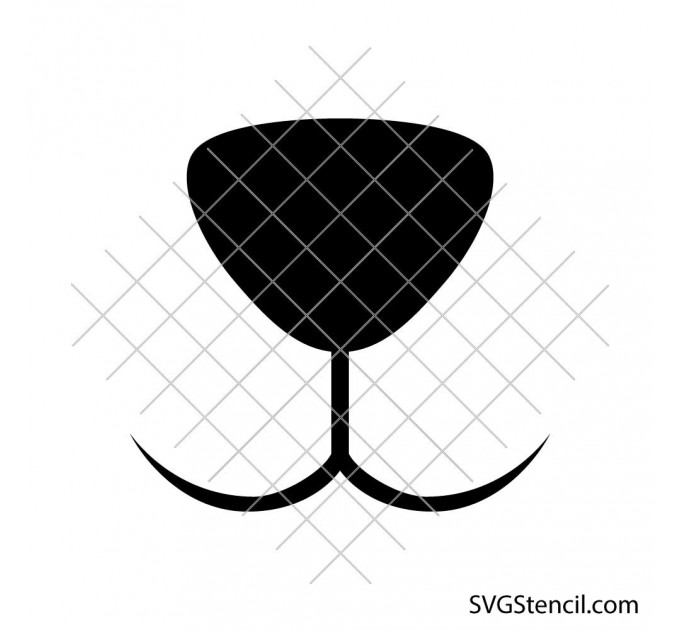 Bear nose svg | Cute bear nose svg | Bear face svg