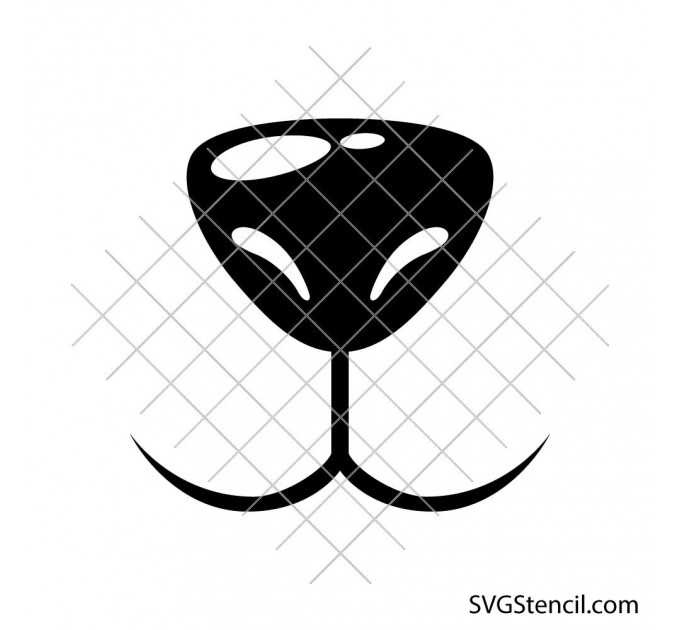 Bear nose svg | Cute bear nose svg | Bear face svg