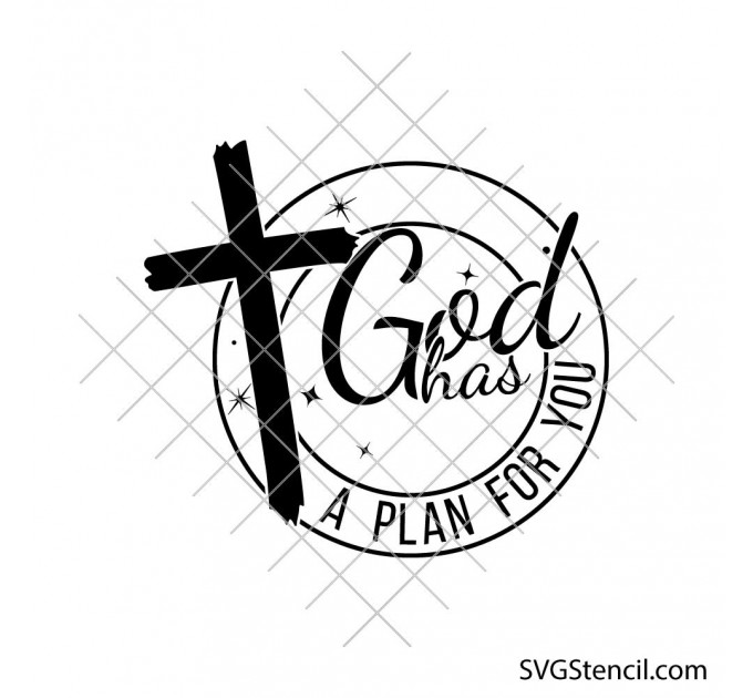 God Has a Plan for You svg | Bible verse svg | Religious svg