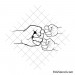 Dad fist bump svg | Dad and son svg | Baby toddler kid svg