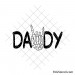 Daddy skeleton hand svg | Rock and Roll svg | Scary dad svg