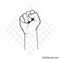 Hand fist svg | Punch svg | Power svg