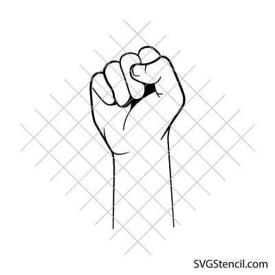 Hand fist svg | Punch svg | Power svg