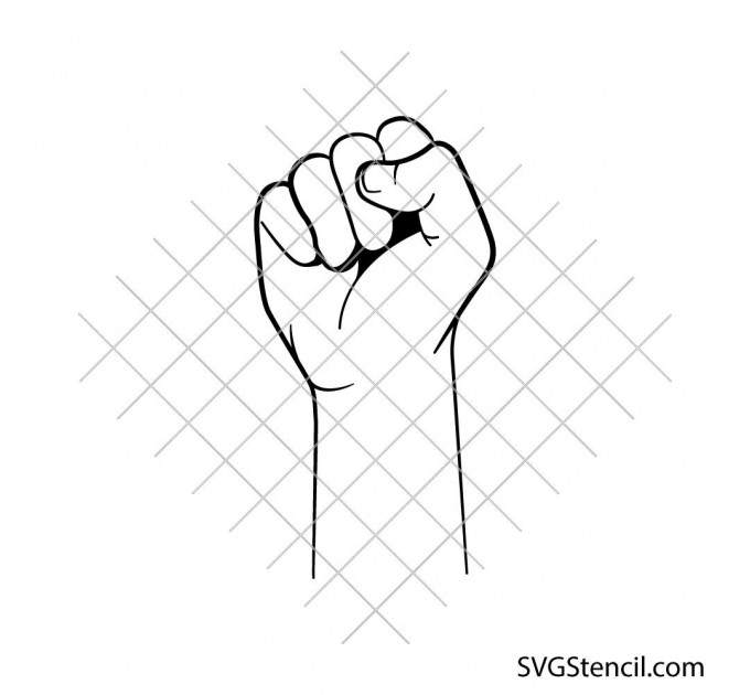 Hand fist svg | Punch svg | Power svg