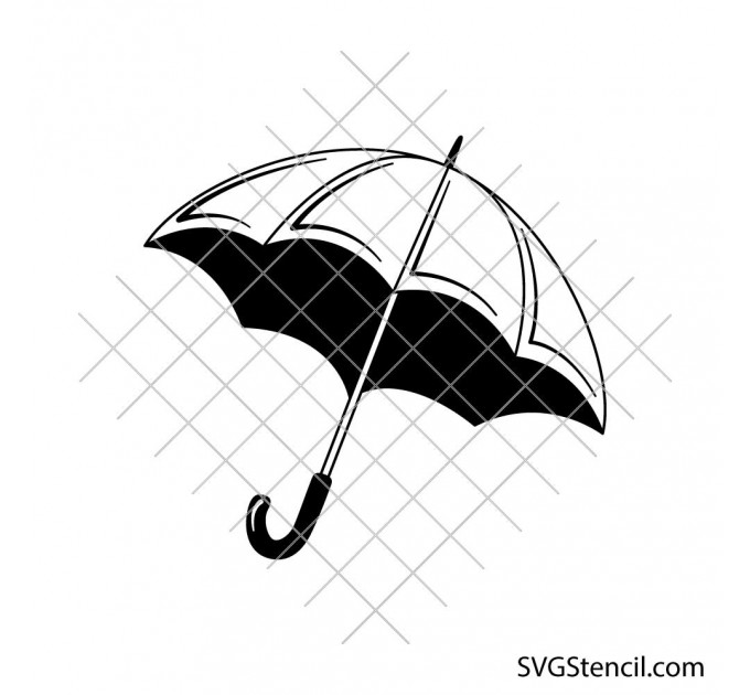 Umbrella svg | Umbrella clipart | Simple umbrella svg