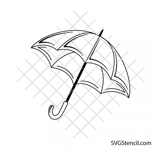 Umbrella svg | Umbrella clipart | Simple umbrella svg