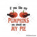 Funny halloween pumpkin pie svg | Skeleton hands svg | Fall humor svg