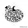 Leopard pumpkin svg | Cheetah print svg | Stylish pumpkin svg