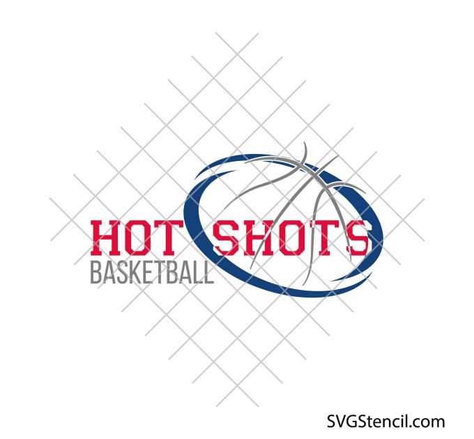 Custom basketball team template svg | Your team basketball svg